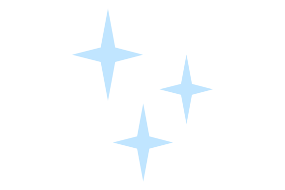 Blue Stars: Capturing Twinkle Magic in Your Designs