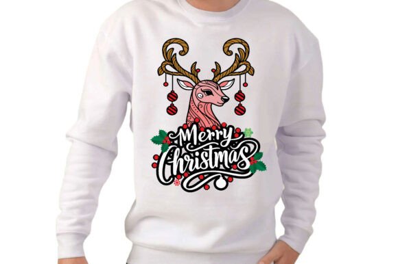 Decorative Christmas Reindeer: Festive Vector Art for Your Brand