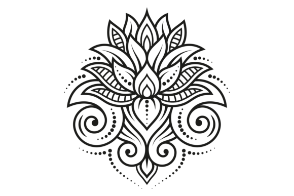 Decorative Lotus Drawing: A Creative Flower for Visual Storytelling