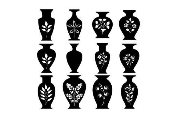 Elevate Your Projects with Decorative Vases Minimalist Silhouette