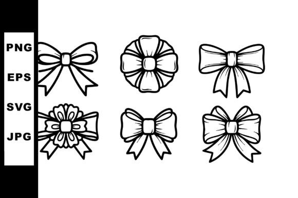 Exploring the Decorative Bow Vector Set with Different Styles