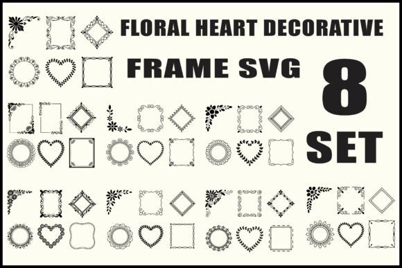 Floral Heart Decorative Frame SVG Set: A Designer's Guide