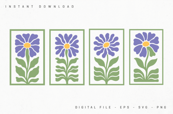 Framed Decorative Purple Flower Panels: Elevate Your Creative Projects