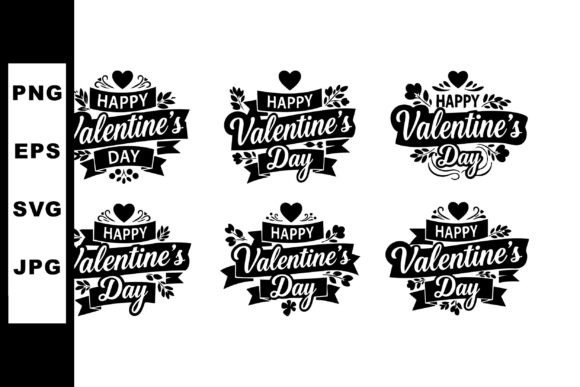 Happy Valentines Day Decorative Vector Set: Charming Design Assets