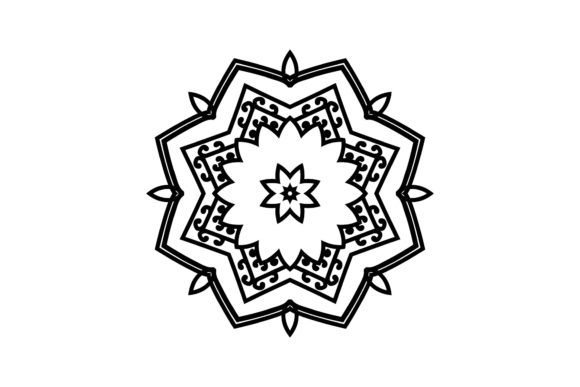 Mandala Decorative Motif Tatto: A Creative Asset for Designers