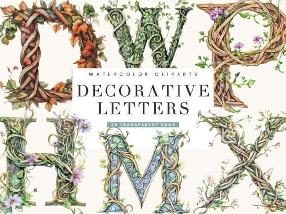 The Timeless Art of Celtic Decorative Letters Clipart